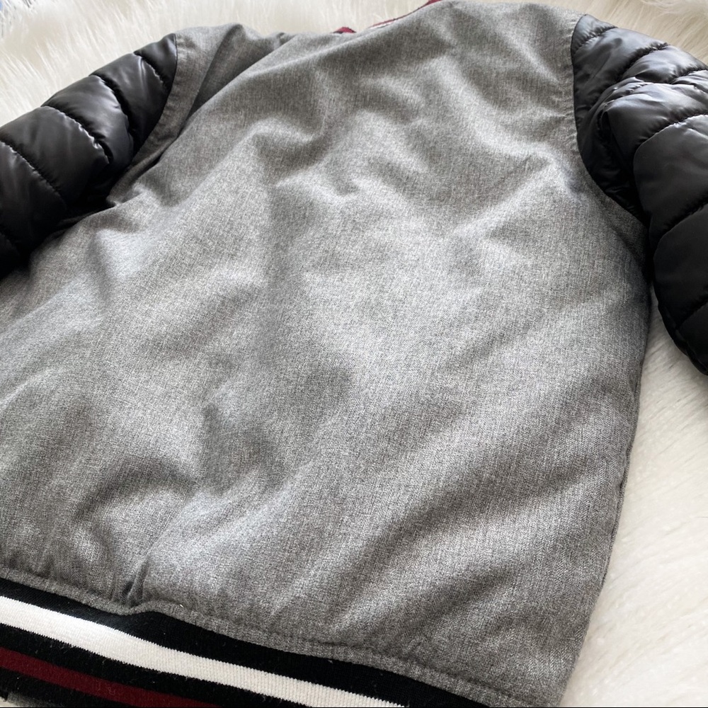 Childrens Place Boys Varsity Jacket faux leather - Picture 7 of 10